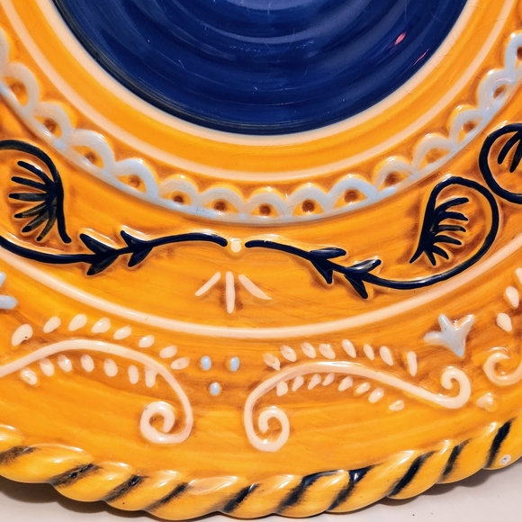 Casa Bella by Ganz Decorative  10 inch serving plate - Picture 2 of 6